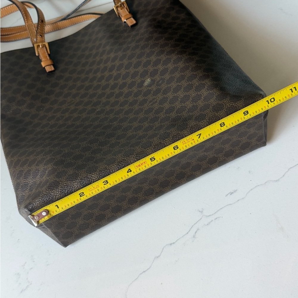 Celine Macadam Blason Leather Tote Bag - Picture 11 of 13